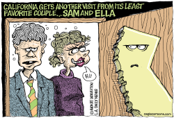 LOCAL-CA A VISIT FROM SAM AND ELLA  by Monte Wolverton