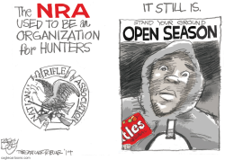 STAND YOUR GROUND  by Pat Bagley