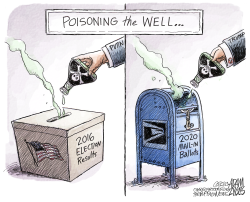 THE WELL OF DEMOCRACY by Adam Zyglis