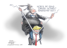 TRUMP AND GAG ORDER by Dick Wright