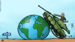 WORLD PRESSURE TO STOP THE WAR  by Emad Hajjaj