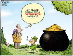 SAINT PATRICKS DAY EGG PRICES by Christopher Weyant