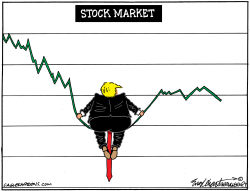 WHY STOCK MARKET IS DOWN by Bob Englehart