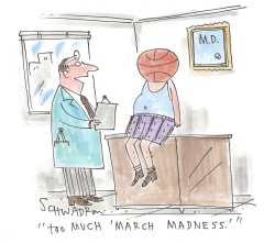 MARCH MADNESS by Harley Schwadron