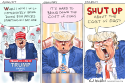 SHUT UP ABOUT THE PRICE OF EGGS by Ed Wexler