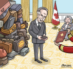 MARK CARNEY INHERITS TRUDEAU LEGACY BAGGAGE by Graeme MacKay