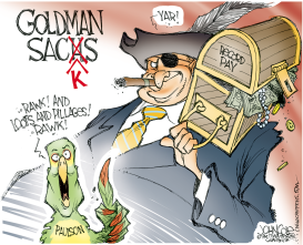 GOLDMAN SACKS LOOTS AND PILLAGES by John Cole
