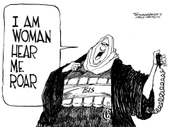 WOMEN TERRORISTS by Bill Schorr