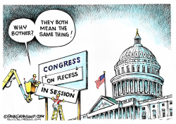 CONGRESS IN SESSION  by Dave Granlund