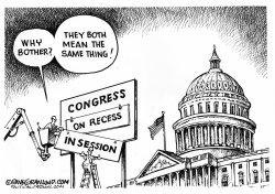 CONGRESS IN SESSION  by Dave Granlund