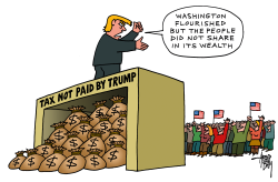 TRUMP NOT PAID TAX by Arend Van Dam