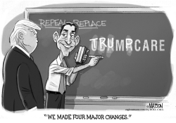 RESPELL AND REPLACE OBAMACARE WITH TRUMPCARE by R.J. Matson