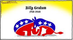 BILLY GRAHAM by Bob Englehart