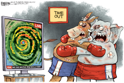 HURRICANE TIME OUT by Rick McKee