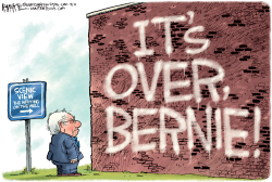 BERNIE OUT by Rick McKee