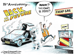 BACK TO THE FUTURE 35TH by Dave Granlund