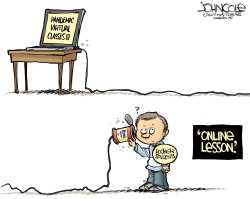 ONLINE LESSONS AND THE DIGITAL DIVIDE by John Cole