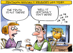 THE TRUTH IS OUT THERE by Dave Whamond
