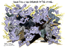 SELECTING A NEW SPEAKER OF THE HOUSE -  by Daryl Cagle