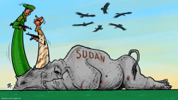 DEADLY RHINO HORNS ! by Emad Hajjaj