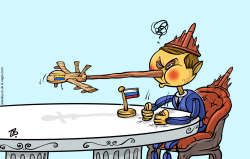 PINOCCHIO PUTIN ! by Emad Hajjaj