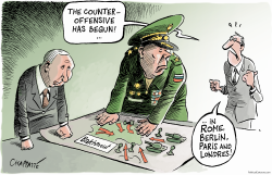 UKRAINIAN COUNTER-OFFENSIVE by Patrick Chappatte