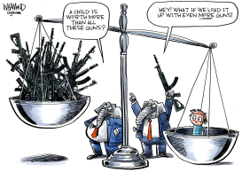 TIPPING THE SCALES by Dave Whamond