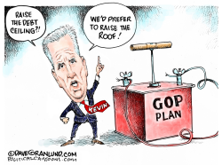 GOP DEBT CEILING PLAN by Dave Granlund