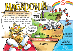 WELCOME TO MAGADONIA by Dave Whamond