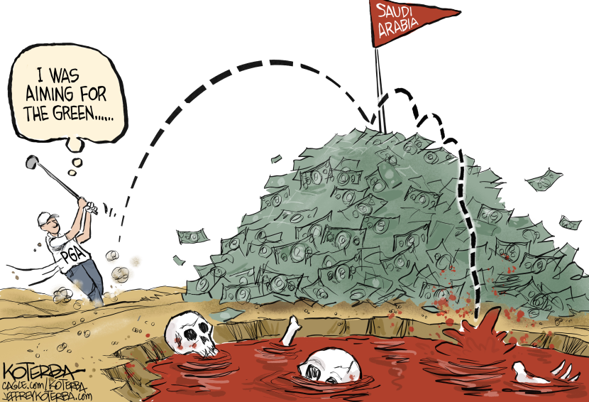 The Saudis win the Golf War
 