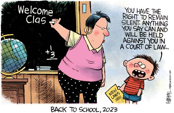 new school cartoon