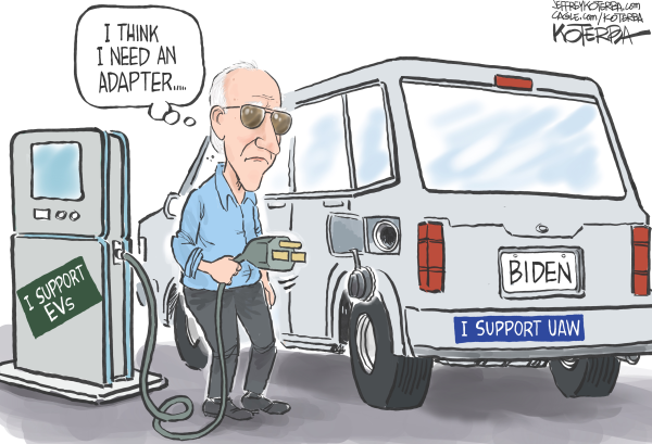 Here's why President Joe Biden should <i>not</i> have joined the UAW picket line
   