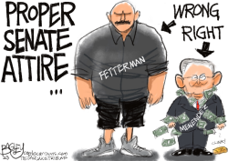 SENATE DRESS CODE by Pat Bagley