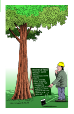 TREE BENEFITS. by Arcadio Esquivel