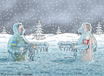 BLIZZARD ON THE EASTERN FRONT by Marian Kamensky