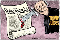 VOTING RIGHTS ACT IN PERIL by Monte Wolverton