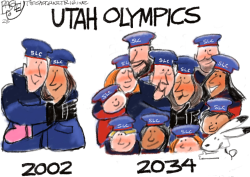 LOCAL: UTAH OLYMPICS  by Pat Bagley