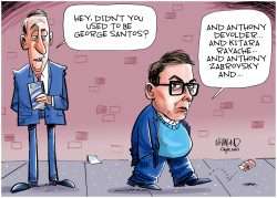 GEORGE SANTOS EXPELLED FROM HOUSE by Dave Whamond