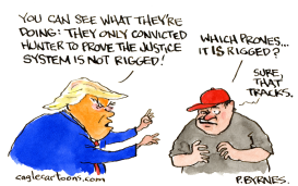 RIGGED/NOT RIGGED by Pat Byrnes