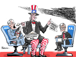 UNCLE SAM IN MIDEAST  by Paresh Nath