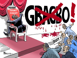 MESSAGE IN IVORY COAST  by Paresh Nath